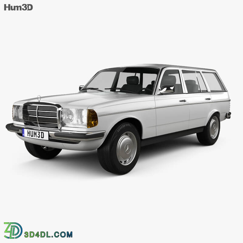 Hum3D Mercedes Benz E Class W123 estate 1975