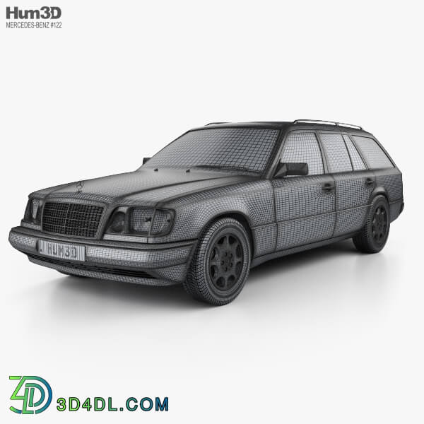 Hum3D Mercedes Benz E class Wagon 1993