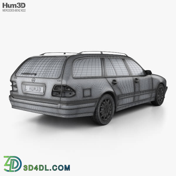 Hum3D Mercedes Benz E class wagon 1999