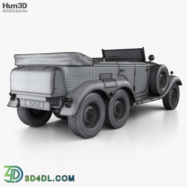 Hum3D Mercedes Benz G4 Offroader 1939