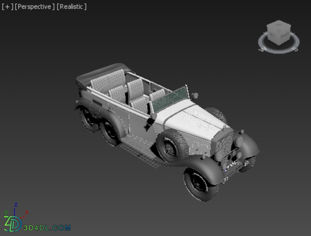 Hum3D Mercedes Benz G4 Offroader 1939