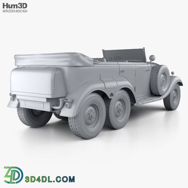 Hum3D Mercedes Benz G4 Offroader 1939