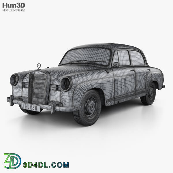 Hum3D Mercedes Benz Ponton 180 W120 1953