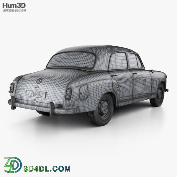 Hum3D Mercedes Benz Ponton 180 W120 1953