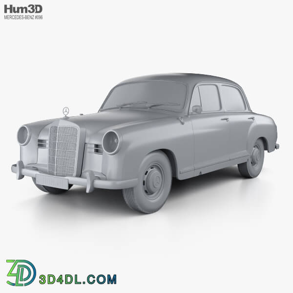 Hum3D Mercedes Benz Ponton 180 W120 1953