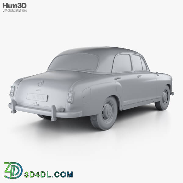 Hum3D Mercedes Benz Ponton 180 W120 1953