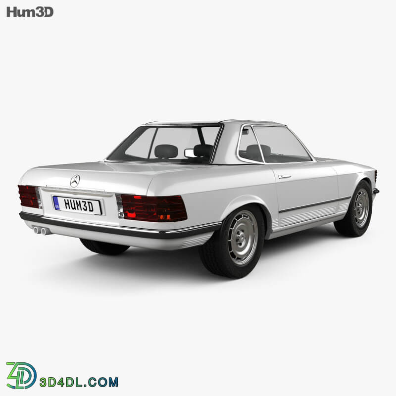 Hum3D Mercedes Benz SL Class R107 coupe 1972