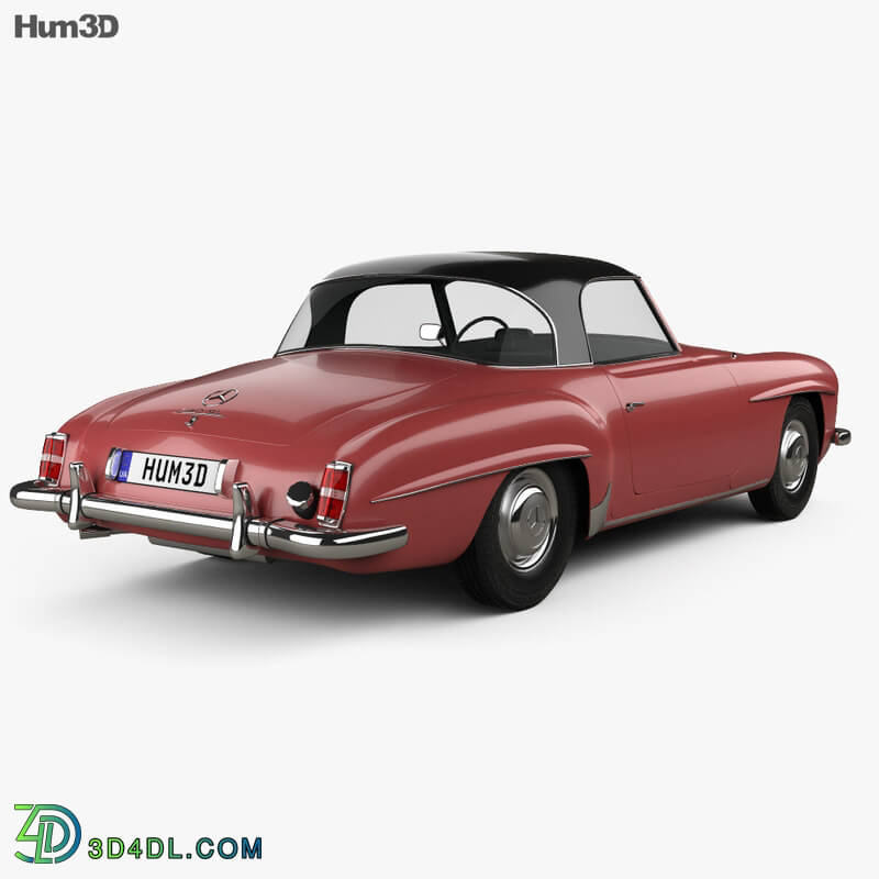 Hum3D Mercedes Benz SL class (R121) hardtop 1955