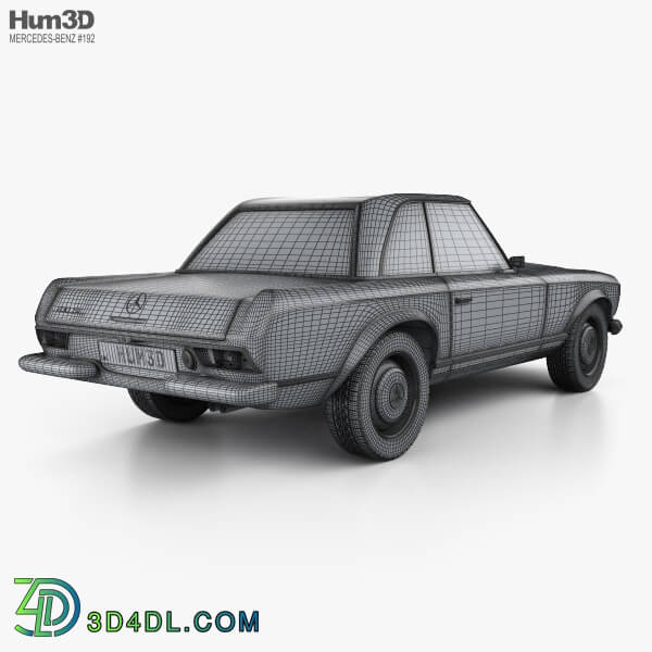 Hum3D Mercedes Benz SL class (W113) 1963