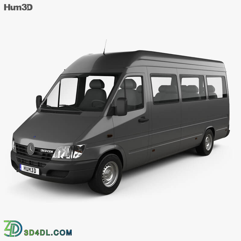 Hum3D Mercedes Benz Sprinter (903) Passenger Van L3H2 2000