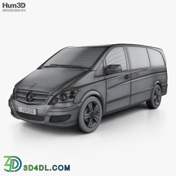 Hum3D Mercedes Benz Viano Long 2011