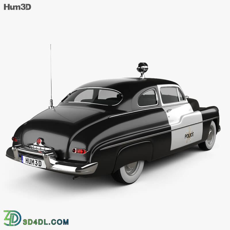 Hum3D Mercury Eight Coupe Police 1949