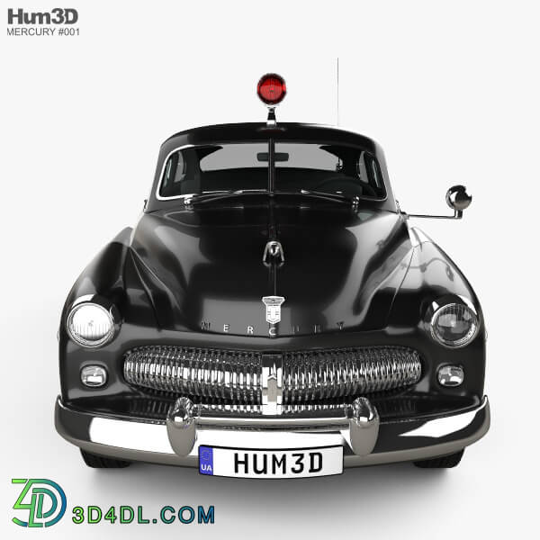 Hum3D Mercury Eight Coupe Police 1949