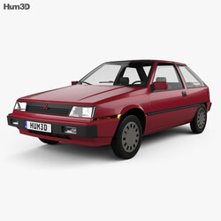 Hum3D Mitsubishi Colt (Mirage) 1984 