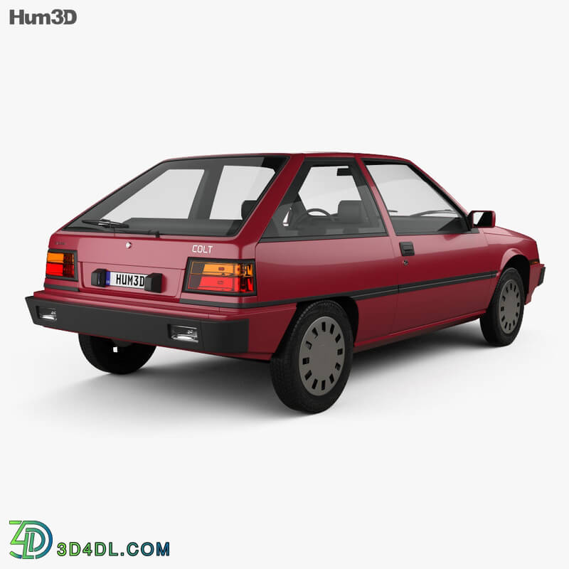 Hum3D Mitsubishi Colt (Mirage) 1984