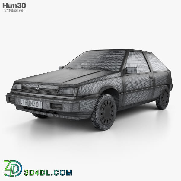 Hum3D Mitsubishi Colt (Mirage) 1984