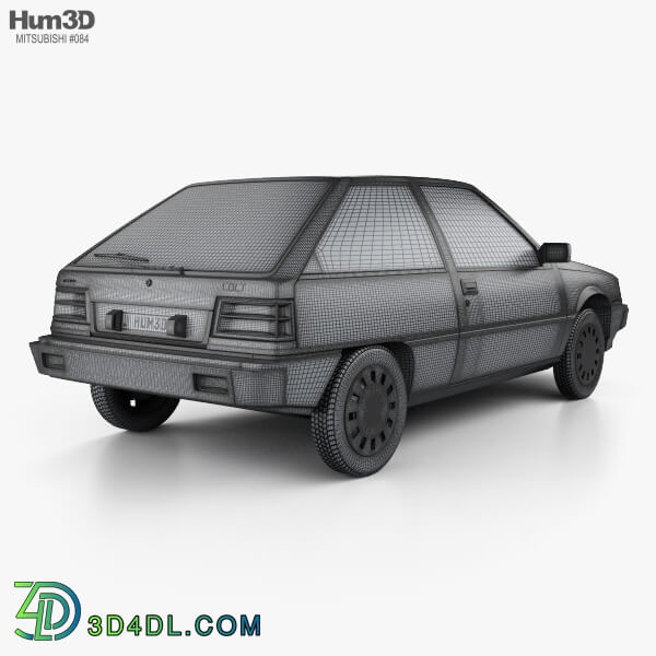 Hum3D Mitsubishi Colt (Mirage) 1984