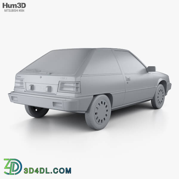 Hum3D Mitsubishi Colt (Mirage) 1984