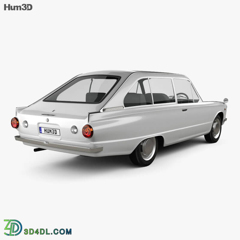 Hum3D Mitsubishi Colt 1000F 3 door 1966