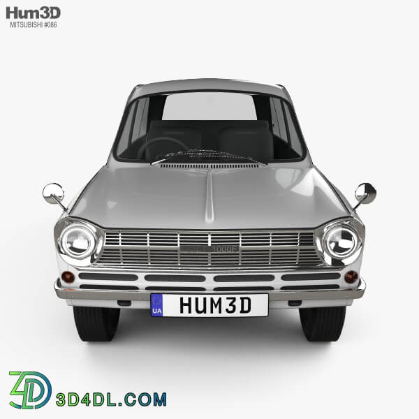 Hum3D Mitsubishi Colt 1000F 3 door 1966