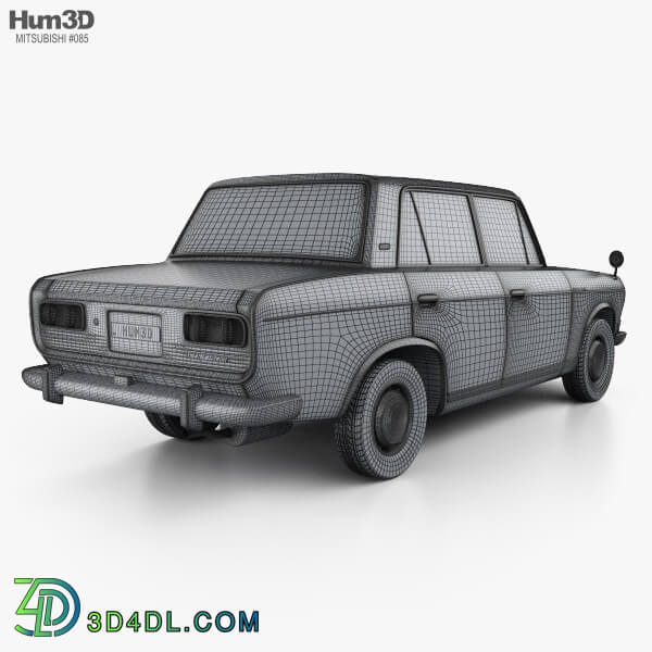 Hum3D Mitsubishi Colt 1500 1965