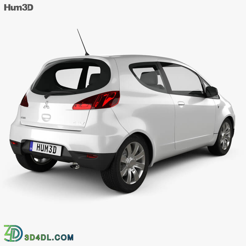 Hum3D Mitsubishi Colt 3 door 2008