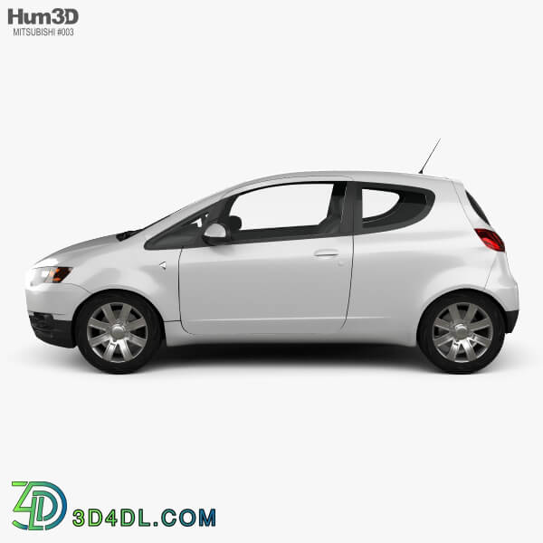 Hum3D Mitsubishi Colt 3 door 2008