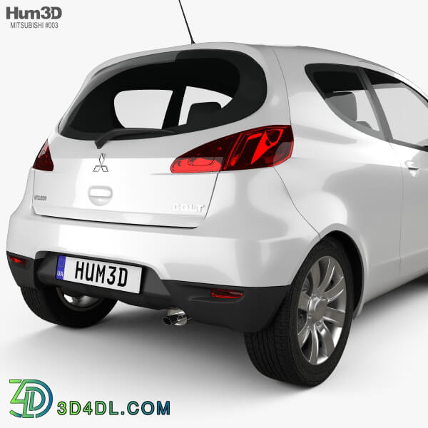 Hum3D Mitsubishi Colt 3 door 2008