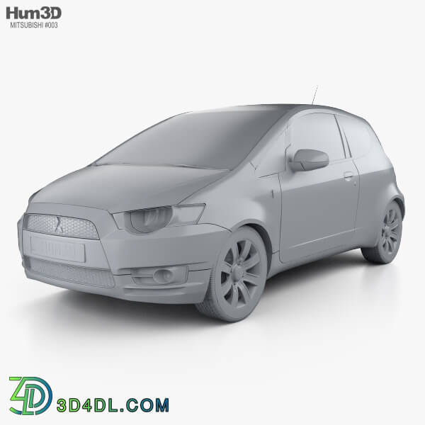 Hum3D Mitsubishi Colt 3 door 2008