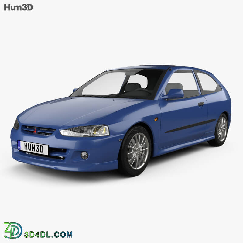 Hum3D Mitsubishi Colt 3 door hatchback 1998