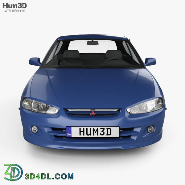 Hum3D Mitsubishi Colt 3 door hatchback 1998