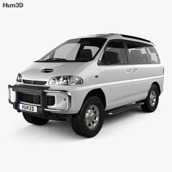 Hum3D Mitsubishi Delica Space Gear 4WD 1994 