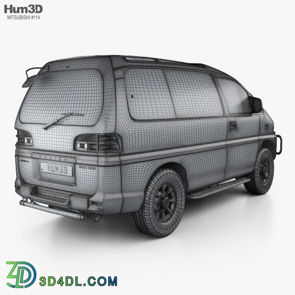 Hum3D Mitsubishi Delica Space Gear 4WD 1994