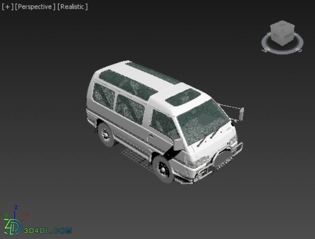 Hum3D Mitsubishi Delica Star Wagon 4WD 1986