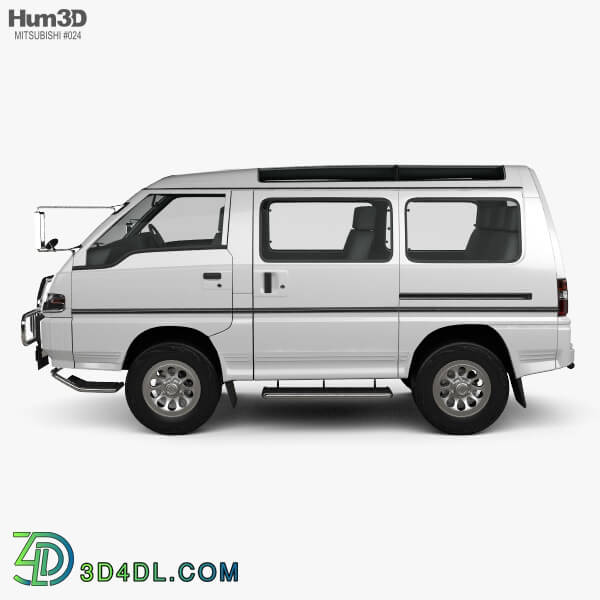 Hum3D Mitsubishi Delica Star Wagon 4WD 1986