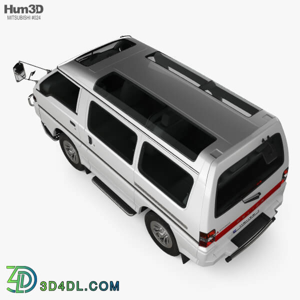 Hum3D Mitsubishi Delica Star Wagon 4WD 1986