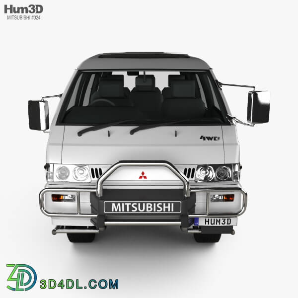 Hum3D Mitsubishi Delica Star Wagon 4WD 1986