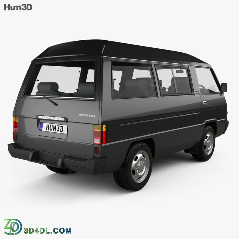 Hum3D Mitsubishi Delica Star Wagon 4WD GLX 1982