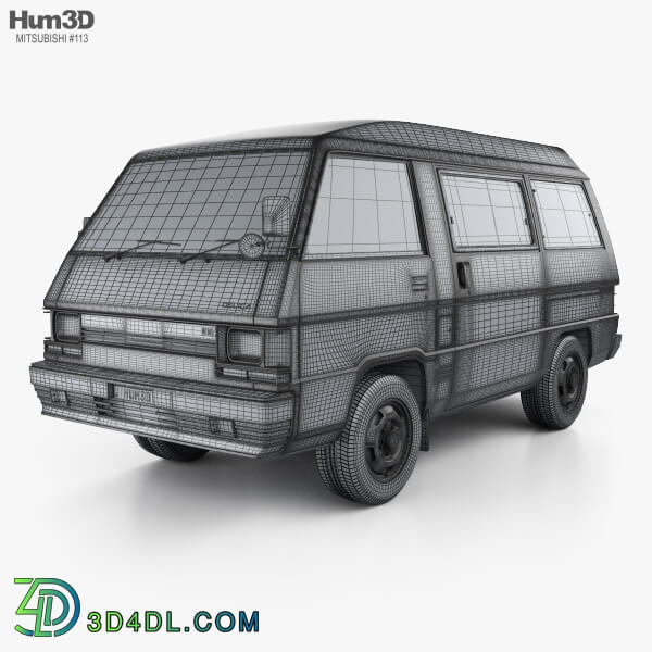 Hum3D Mitsubishi Delica Star Wagon 4WD GLX 1982