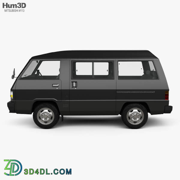 Hum3D Mitsubishi Delica Star Wagon 4WD GLX 1982