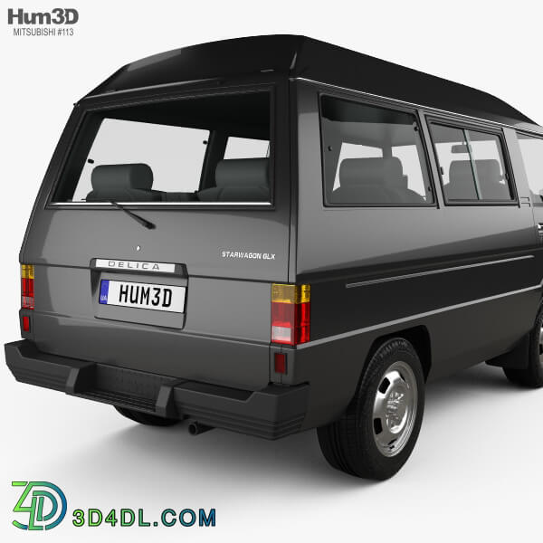 Hum3D Mitsubishi Delica Star Wagon 4WD GLX 1982