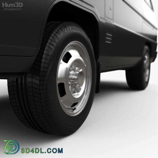 Hum3D Mitsubishi Delica Star Wagon 4WD GLX 1982