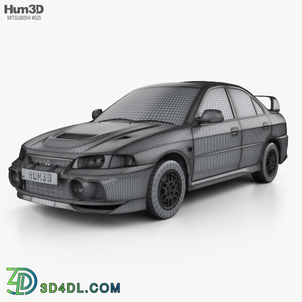 Hum3D Mitsubishi Lancer Evolution 1997