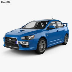 Hum3D Mitsubishi Lancer Evolution X 2009 