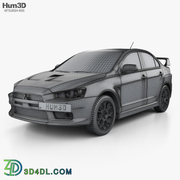 Hum3D Mitsubishi Lancer Evolution X 2009