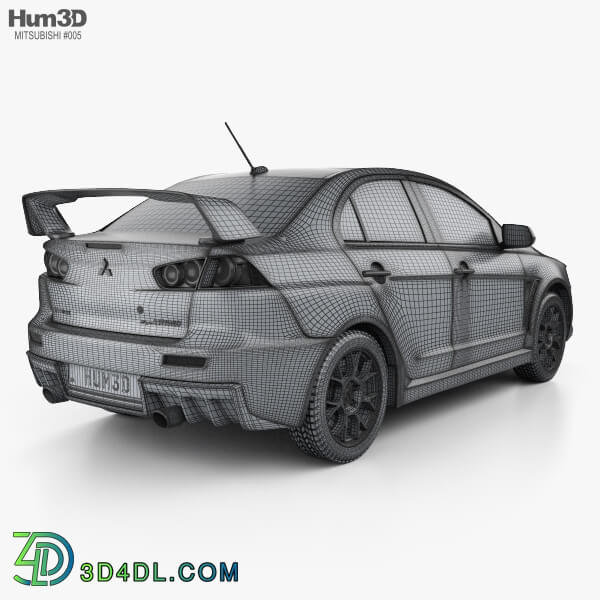 Hum3D Mitsubishi Lancer Evolution X 2009