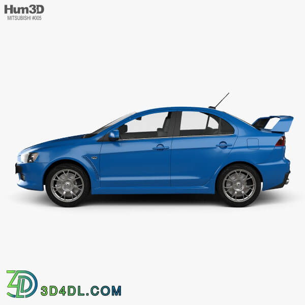 Hum3D Mitsubishi Lancer Evolution X 2009