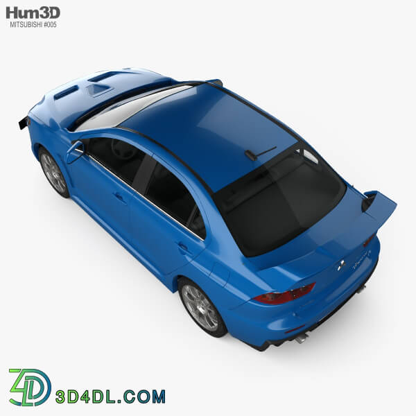 Hum3D Mitsubishi Lancer Evolution X 2009