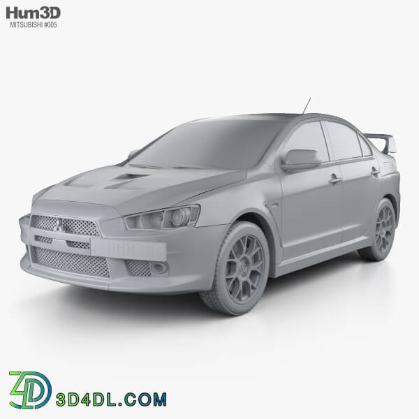 Hum3D Mitsubishi Lancer Evolution X 2009