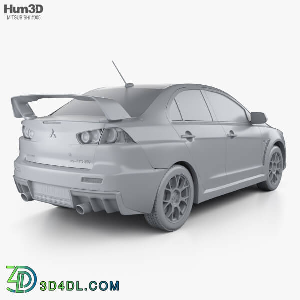 Hum3D Mitsubishi Lancer Evolution X 2009